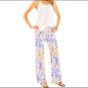 LILLY PULITZER BAL HARBOUR PALAZZO PANTS- SIZE XL